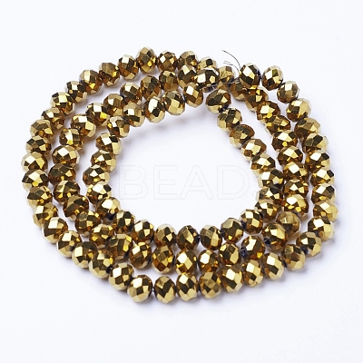 Electroplate Transparent Glass Beads Strands LS-EGLA-A034-T1mm-UA01-1