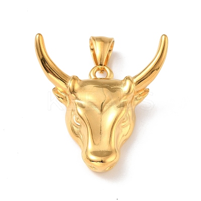 PVD Vacuum Plating 304 Stainless Steel Pendants STAS-E058-17G-1