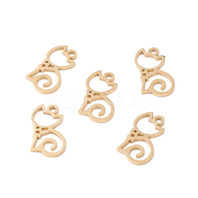 Ion Plating(IP) 304 Stainless Steel Pendants A-STAS-S105-JN366-2-1