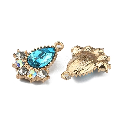 Glass Rhinestone Pendants FIND-TAC0017-07LG-02-1