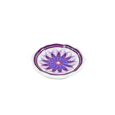 Resin Imitationg Blue and White Porcelain Plates PW-WGF963A-05-1