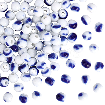 120Pcs Handmade Porcelain Beads PORC-PA0001-30C-1