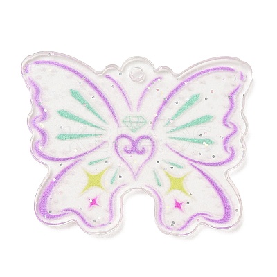 Acrylic Pendants OACR-I008-02D-1