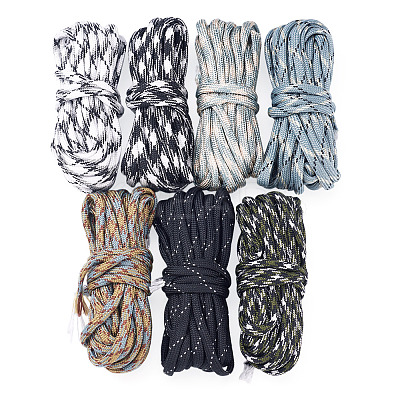 28M 7 Colors 7 Inner Cores Polyester & Spandex Cord Ropes RCP-TA0001-06-1