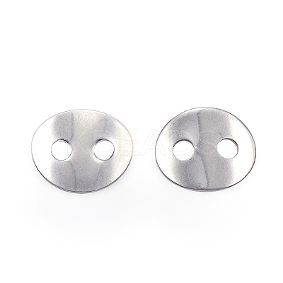 Tarnish Resistant 2-Hole 201 Stainless Steel Sewing Buttons STAS-E147-32P-1