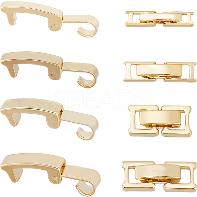 24Pcs 8 Styles Eco-Friendly Brass Watch Band Clasps KK-SC0004-13-1
