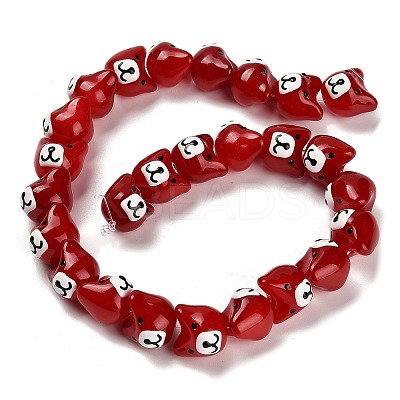 Baking Paint Glass Beads LAMP-I028-02E-1