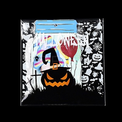 Halloween Theme Plastic Bakeware Bag OPP-Q004-01H-1