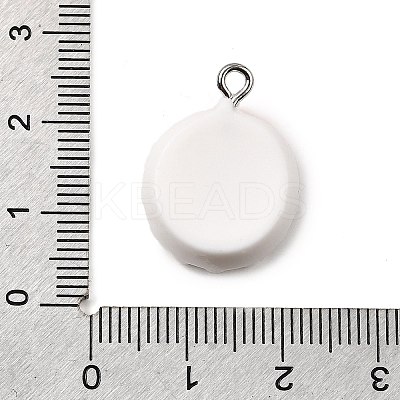 Christmas Opaque Resin Pendants CRES-D314-02P-01-1