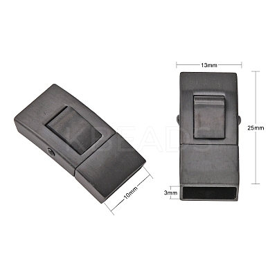 304 Stainless Steel Bayonet Clasps STAS-I171-10EB-1