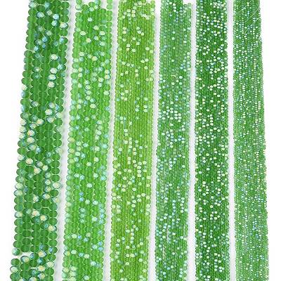 Transparent Glass Beads Strands LS-EGLA-A044-T6mm-MB11-1