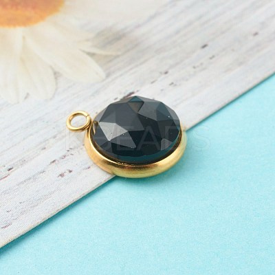 Handmade Natural Mixed Gemstone Pendants PALLOY-JF00791-1
