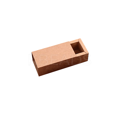Kraft Paper Folding Box CON-WH0010-01C-C-1