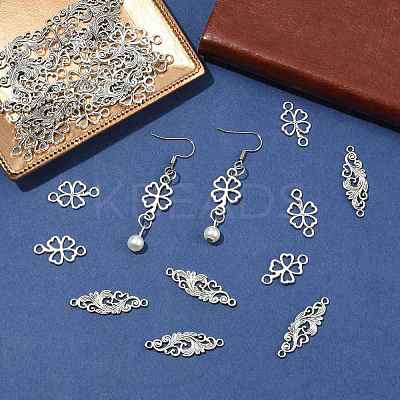 30Pcs Tibetan Style Alloy Connector Charms TIBE-FS0003-32-1