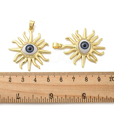 Real 18K Gold Plated Brass Pendants KK-L209-001G-10-1