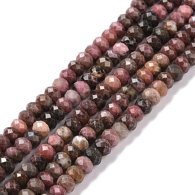 Natural Rhodonite Beads Strands G-E591-03-1