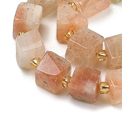Natural Arusha Sunstone Beads Strands G-G053-B16-03-1