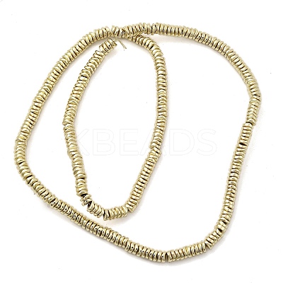 Electroplated Synthetic Non-magnetic Hematite Beads Strands G-H327-I01-01E-1
