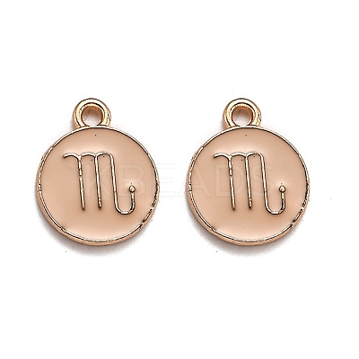 Alloy Enamel Pendants ENAM-S124-01A-10L-1