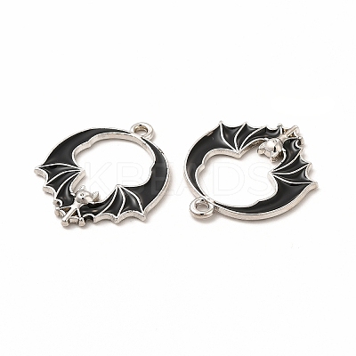 Rack Plating Alloy Enamel Pendants FIND-G054-18P-02-1