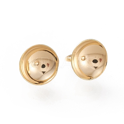201 Stainless Steel Bead Cap Pendant Bails LS-STAS-K194-03G-02-1