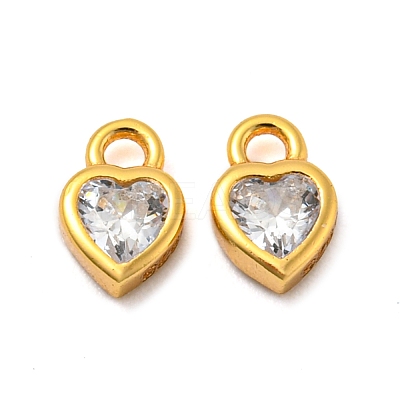 Real 18K Gold Plated 925 Sterling Silver Charms STER-K176-03A-G-1