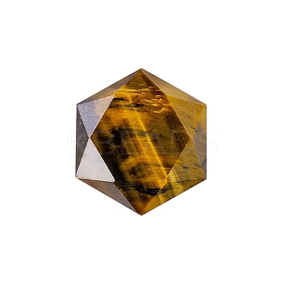 Natural Tiger Eye Healing Star of David Ornament PW-WG52742-02-1