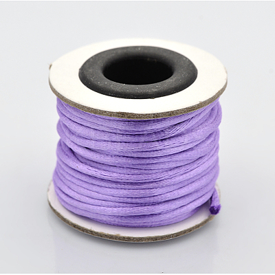 Nylon Satin Rattail Cords NWIR-O001-A-12-1