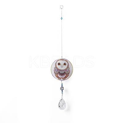 Glass Teardrop Window Hanging Suncatchers LS-HJEW-B006-01C-1