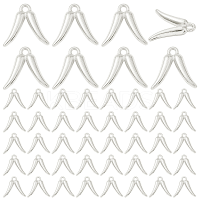 60Pcs Tibetan Style Alloy Pendants FIND-SC0019-36AS-1