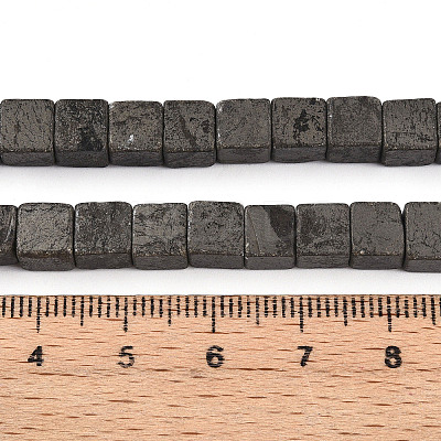 Natural Pyrite Beads Strands G-T140-37A-1