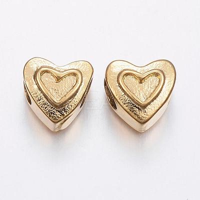 304 Stainless Steel European Beads STAS-E131-28G-1