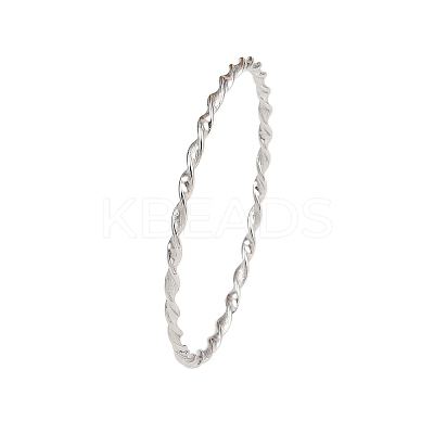 304 Stainless Steel Twist Bangles for Women LS-BJEW-G759-06P-1