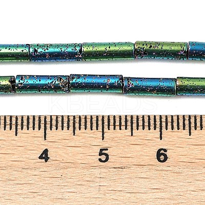Electroplated Natural Lava Rock Beads Strands G-K388-03A-09-1