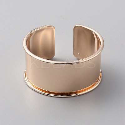 Alloy Grooved Bangles PALLOY-WH0001-87RG-1