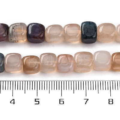 Natural Dragon Veins Agate Beads Strands G-G177-E13-01-1