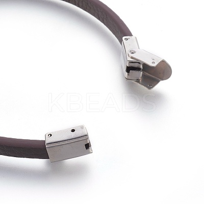Microfiber Leather Cord Bracelets BJEW-L635-01C-M-1