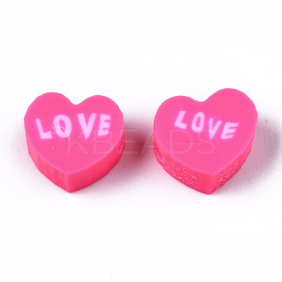 Handmade Polymer Clay Beads X-CLAY-N008-032E-1