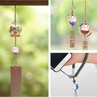 40Pcs 10 Colors Handmade Porcelain Beads PORC-CA0001-11-1