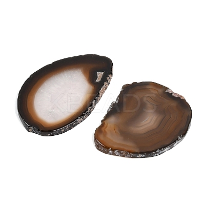 Dyed & Heated Natural Agate Slice Cabochons GG-CBAAF67-01G-1