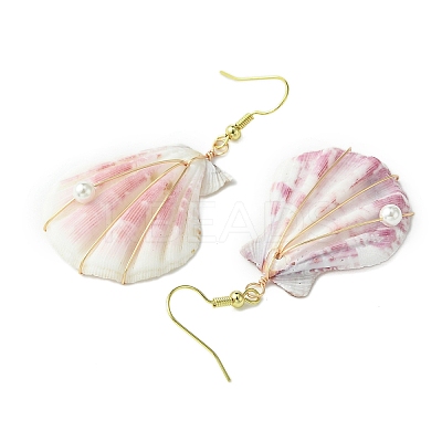 4 Pairs Brass Dangle Earrings EJEW-TA00605-1