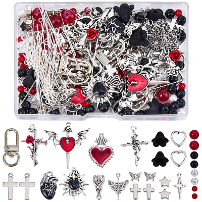DIY Keychian Findings Kits DIY-SC0033-66-1