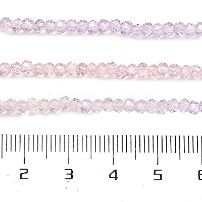 Transparent Painted Glass Beads Strands DGLA-A034-T2mm-A05-1