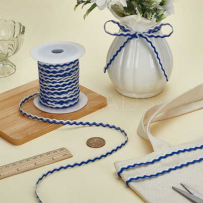 2 Bundles Polypropylene Wavy Fringe Trim Ribbon OCOR-FG0003-05E-1