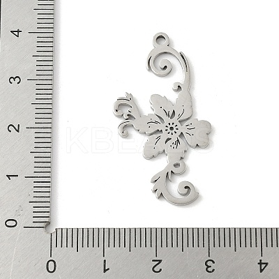 304 Stainless Steel Pendants STAS-V016-22P-1