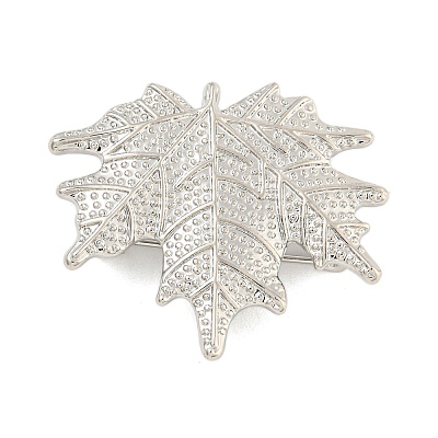 Maple Leaf Shape Alloy Brooch LS-JEWB-U006-04P-1