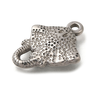 Anti-Tarnish 304 Stainless Steel Pendants STAS-M075-25P-1
