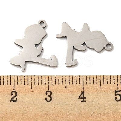 Non-Tarnish 316 Surgical Stainless Steel Pendants STAS-G325-09P-1