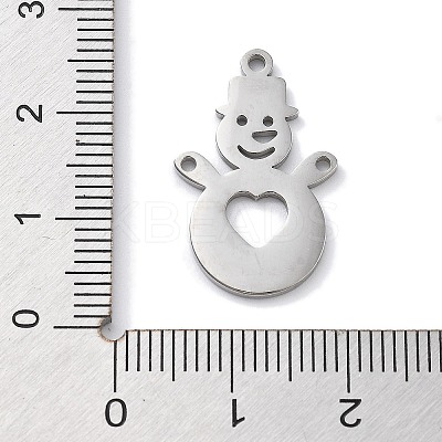 Christmas Theme Anti-Tarnish 304 Stainless Steel Pendants LS-STAS-R003-04P-01-1