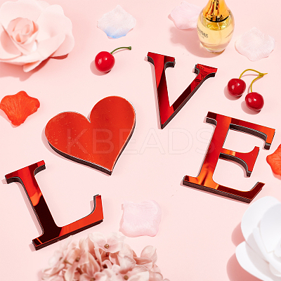 Acrylic Mirror Wall Stickers Decal DIY-CN0001-13B-E-1